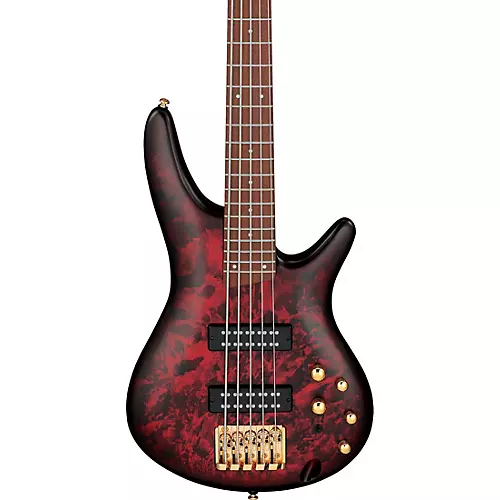Ibanez SR305EDX 5-String Electric Bass Guitar Wine Red Frozen Matte