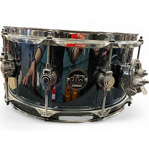 Used DW 14X6.5 Performance Series Snare BLUE Drum BLUE 213