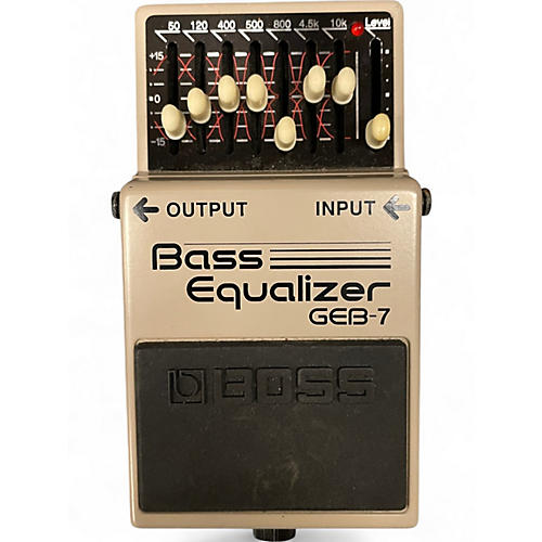 Used BOSS GEB-7 Bass Effect Pedal
