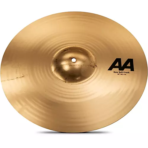 Sabian AA Raw Bell Crash Cymbal 18 in. Brilliant