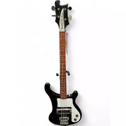 Vintage 1976 Rickenbacker 4000 Black Electric Bass Guitar Black