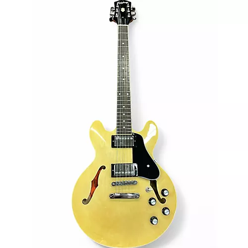 Used Epiphone 339 Dot Blonde Solid Body Electric Guitar Blonde