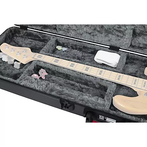 Gator TSA ATA Molded Electric Bass Guitar Case with LED Ligh