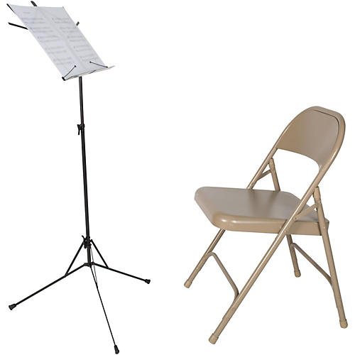 Musician's Gear Folding Music Stand Black