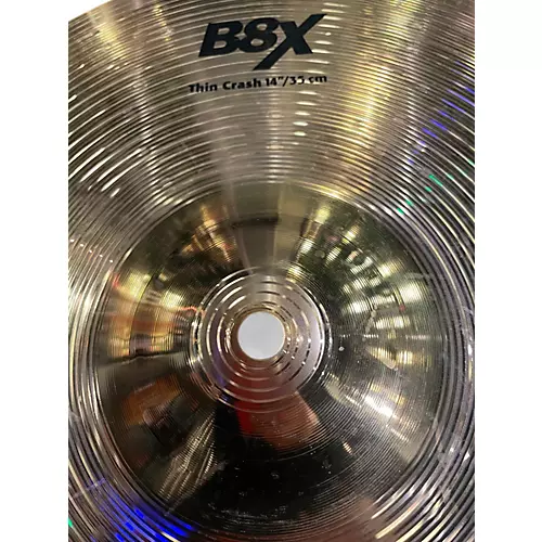 Used SABIAN 14in B8X THIN CRASH 14 INCH Cymbal 33