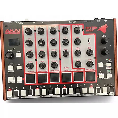 Used Akai Professional Rhythm Wolf Drum Machine