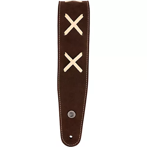 D'Addario Vintage Suede Guitar Strap, Brown
