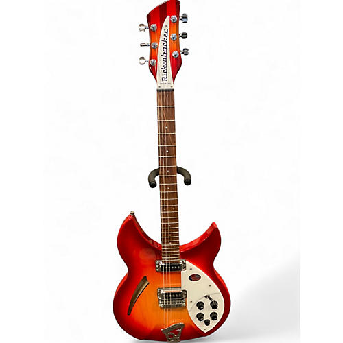 Used Rickenbacker 330 Fireglo Hollow Body Electric Guitar Fireglo