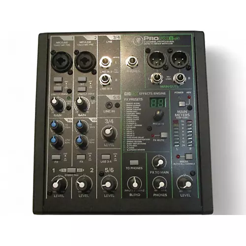 Used Mackie ProFX6V3 Unpowered Mixer
