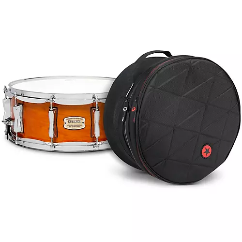 Yamaha Honey Amber Stage Custom Birch Snare With Road Runner Bag