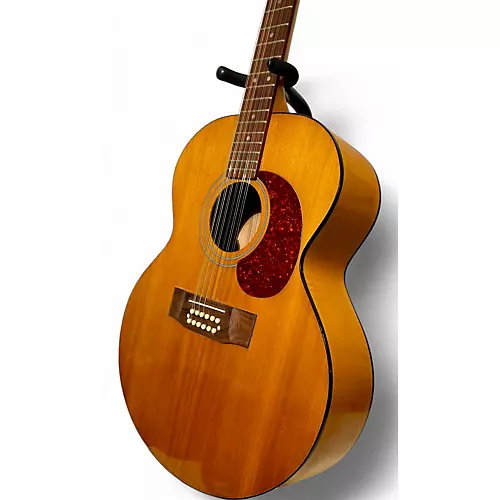 Vintage 1969 Harptone L-12NC Natural 12 String Acoustic Guitar Natural