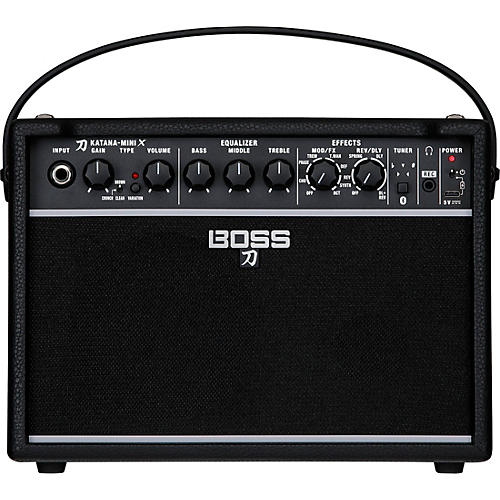 BOSS Katana Mini X 10W 1x5 Battery-Powered Guitar Combo Amp Black