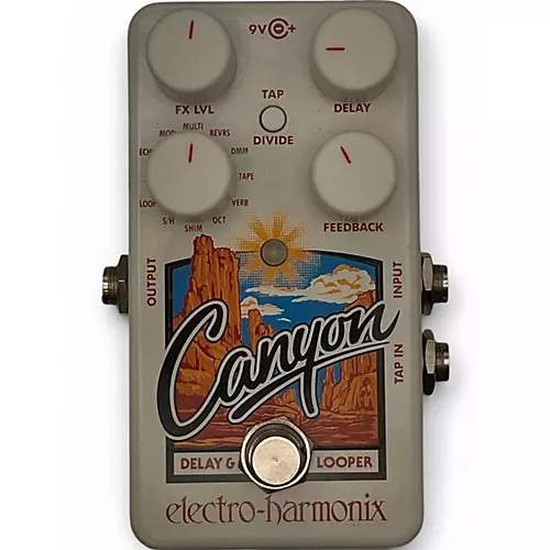 Used Electro-Harmonix Canyon Delay and Looper Effect Pedal