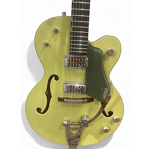 Used 2008 Gretsch Guitars G6118T LTV 125th Anniversary Smoke Green Hollow Body Electric Guitar Smoke Green