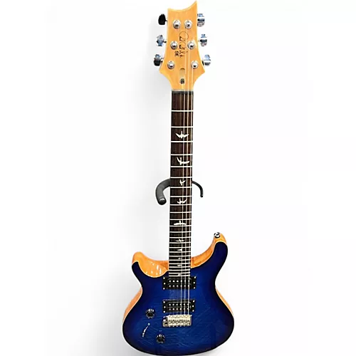 Used PRS SE245 Left Handed Blue Burst Electric Guitar Blue Burst