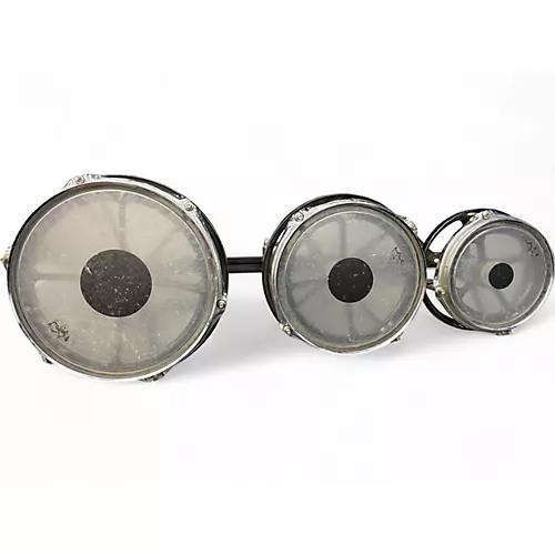 Used Remo 6.5X10 Rototom Black Roto Toms Black 129