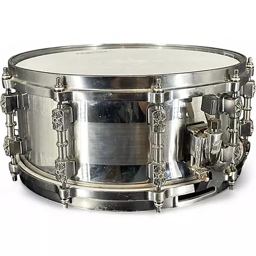 Used TAMA 6X14 Spartan Warlord Snare Drum Steel Steel 13