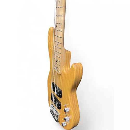 Used G&L USA L2500 5 String Natural Electric Bass Guitar Natural