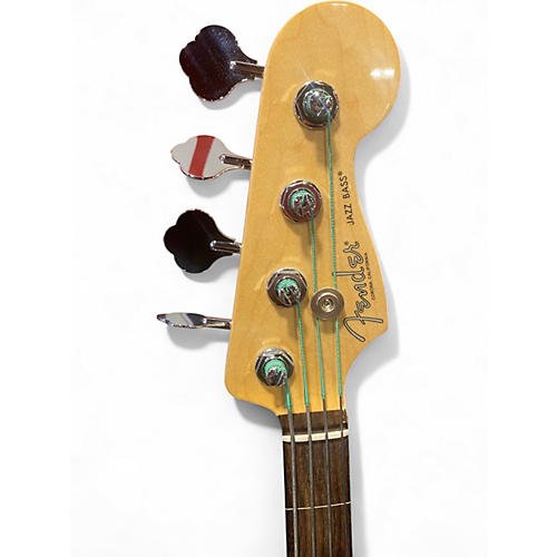 Used Fender American Professional Jazz Bass Black Electric Bass Guitar Black