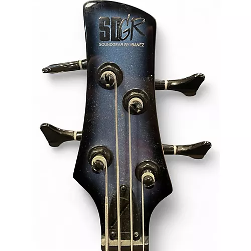Used Ibanez SR250 Blue Electric Bass Guitar Blue