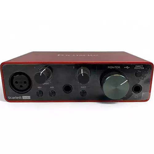 Used Focusrite Scarlett Solo Gen 3 Audio Interface