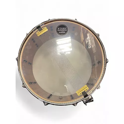 Used TAMA 14X6.5 Starphonic Snare Natural Drum Natural 213