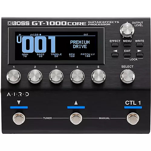 BOSS GT-1000CORE Multi-Effects Processor Black