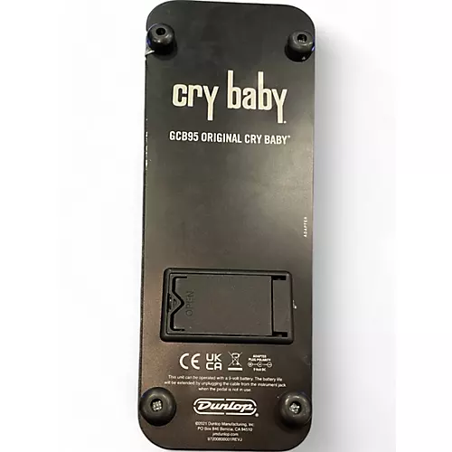 Used Dunlop GCB95 Original Crybaby Wah Effect Pedal