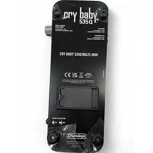 Used Dunlop 535Q-B Wah Effect Pedal