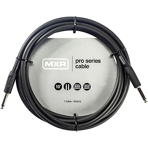 MXR Pro Series Straight To Straight Instrument Cable 10 ft. Black