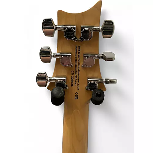 Used 2024 PRS se CE24 SATIN Gold Solid Body Electric Guitar Gold