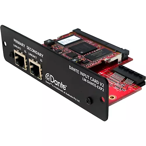 Livemix LM-DANTE-EXP2 DANTE INPUT Option Card