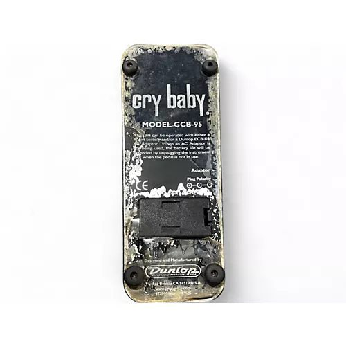 Used Dunlop GCB95 Original Crybaby Wah Effect Pedal