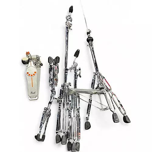 Used Pearl 5 Piece Export Tobacco Sunburst Drum Kit Tobacco Sunburst