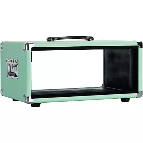 Gator GR-RETRORACK-4 Vintage 4U Amp Vibe Rack Case Seafoam Green