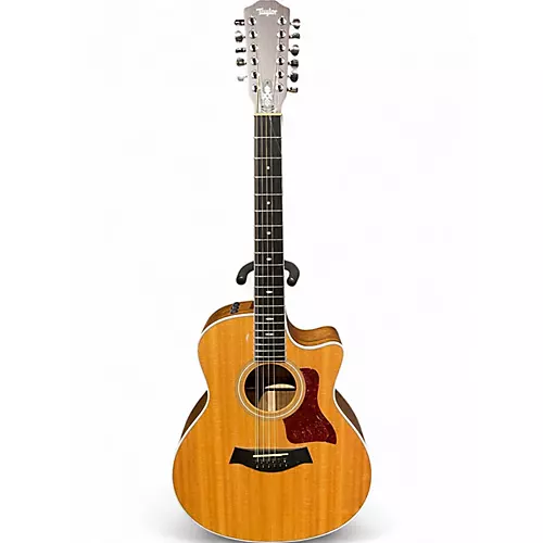 Used Taylor 456E Natural 12 String Acoustic Electric Guitar Natural