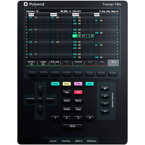 Polyend Tracker Mini Standalone Audio Workstation Black