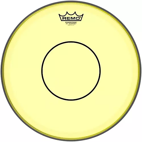 Remo Powerstroke 77 Colortone Yellow Drum Head 13 in.