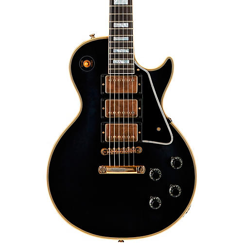 Gibson Custom 1957 Les Paul Custom Reissue 3-Pickup VOS Electric Guitar Ebony