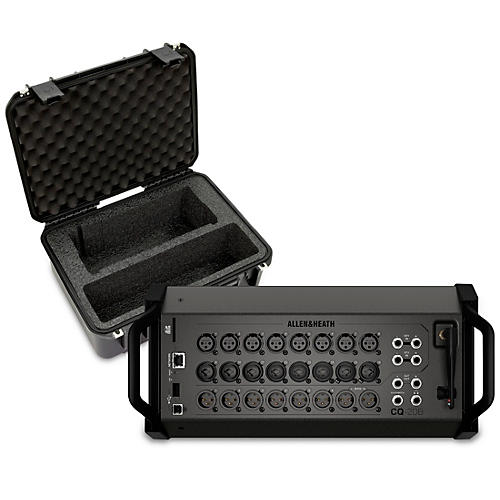 Allen & Heath CQ-20B Digital Mixer Bundle With SKB iSeries Case