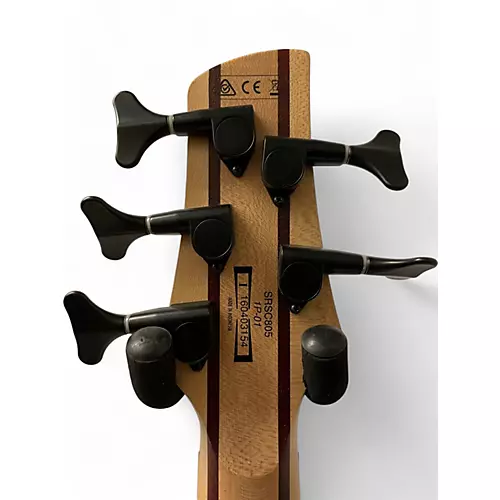 Used Ibanez SRSC805 Natural Electric Bass Guitar Natural