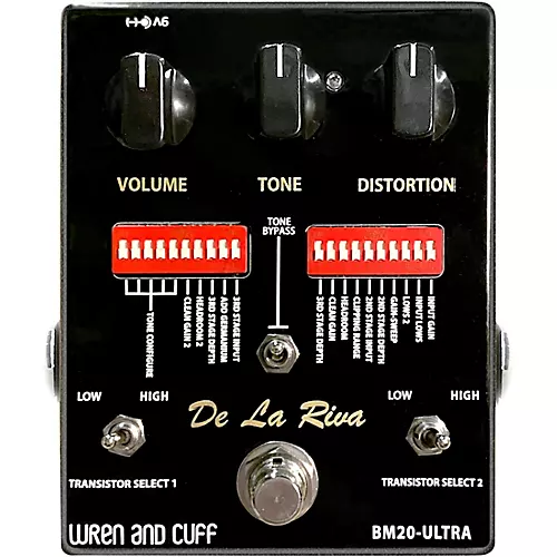 Wren And Cuff De La Riva BM20-ULTRA Distortion Effects Pedal