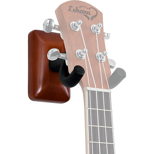 Gator Wall Mount Ukulele/Mandolin Hanger Mahogany