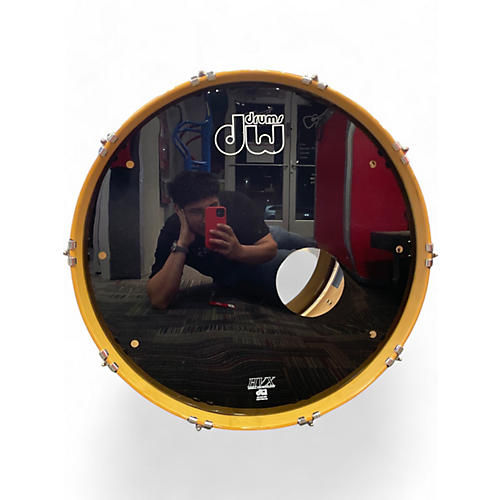 Used DW 24X16 Performance Series kick Ebony Drum Ebony 256