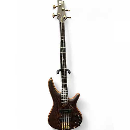 Used Ibanez SR5000 Natural Electric Bass Guitar Natural