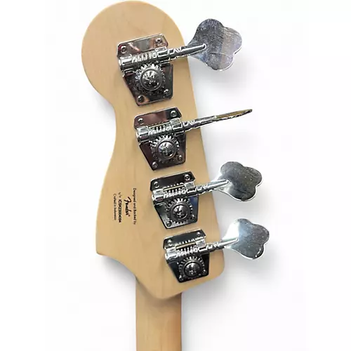 Used Squier Precision Bass Blue Electric Bass Guitar Blue