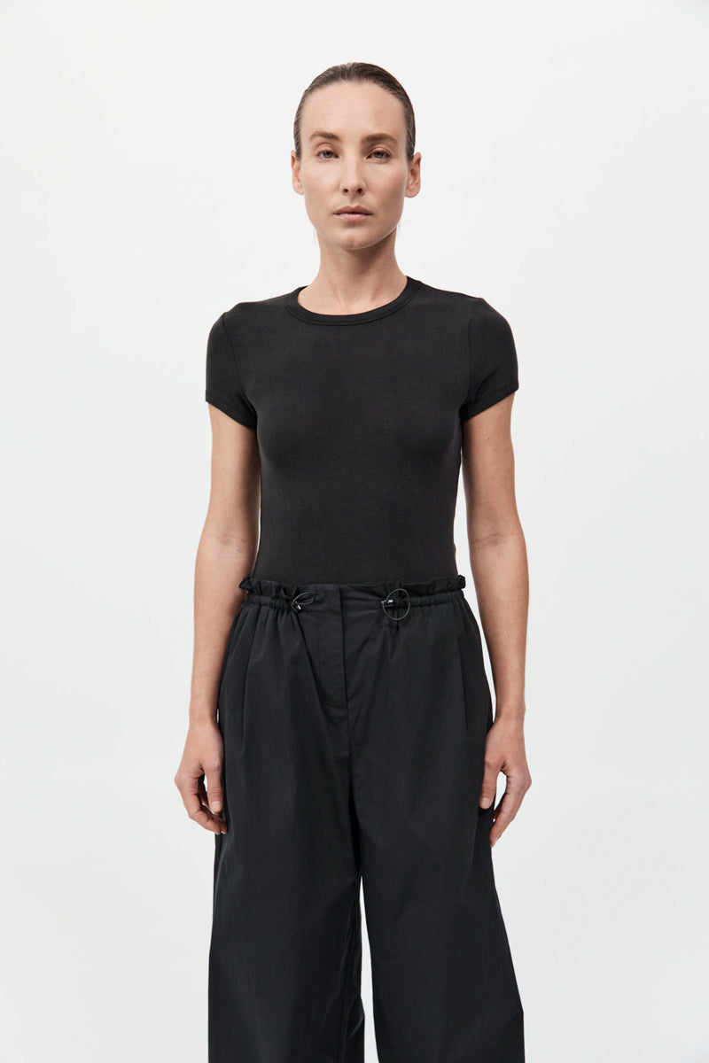 Jersey Baby Tee - Black