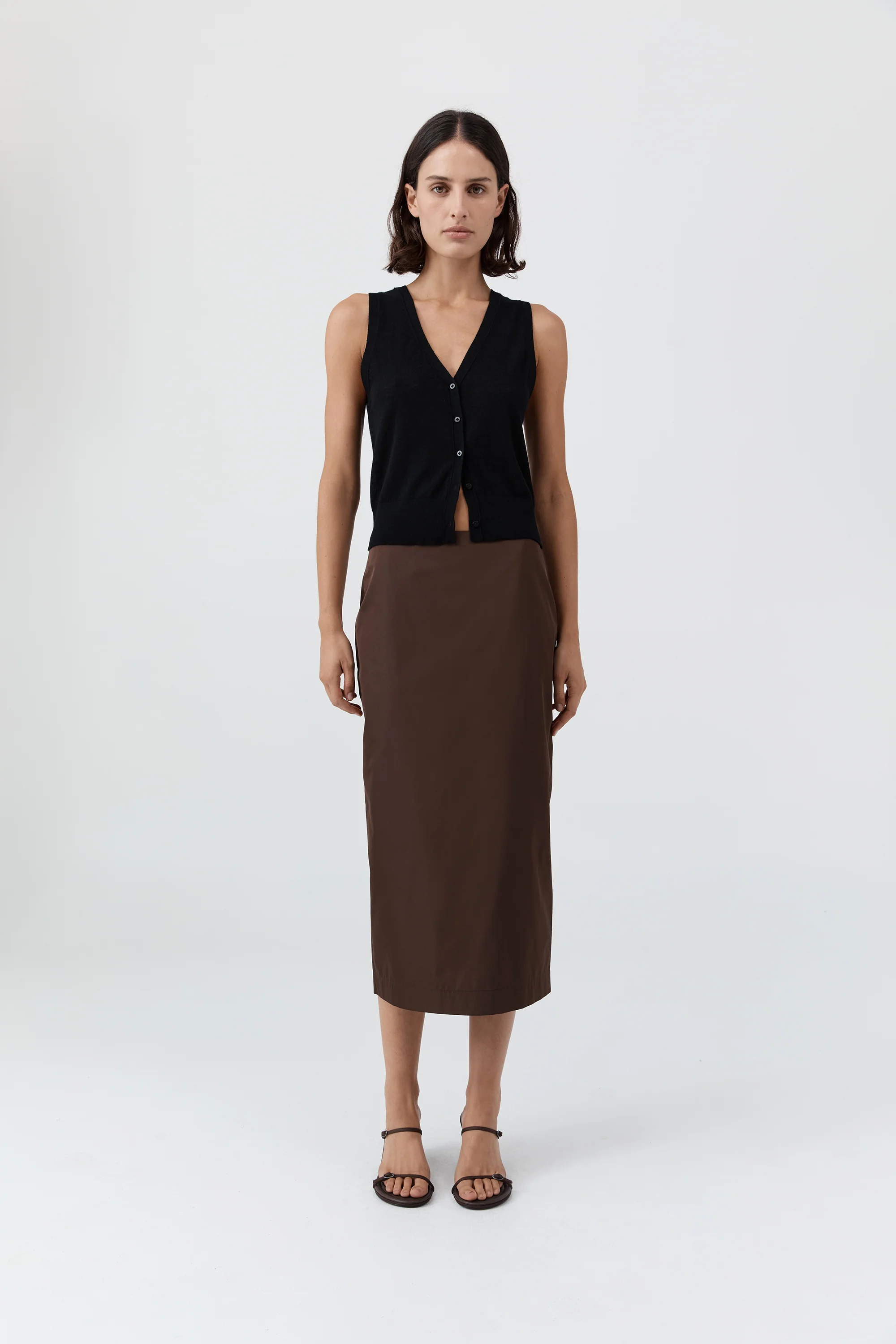 Merino Wool Oupa Vest - Black