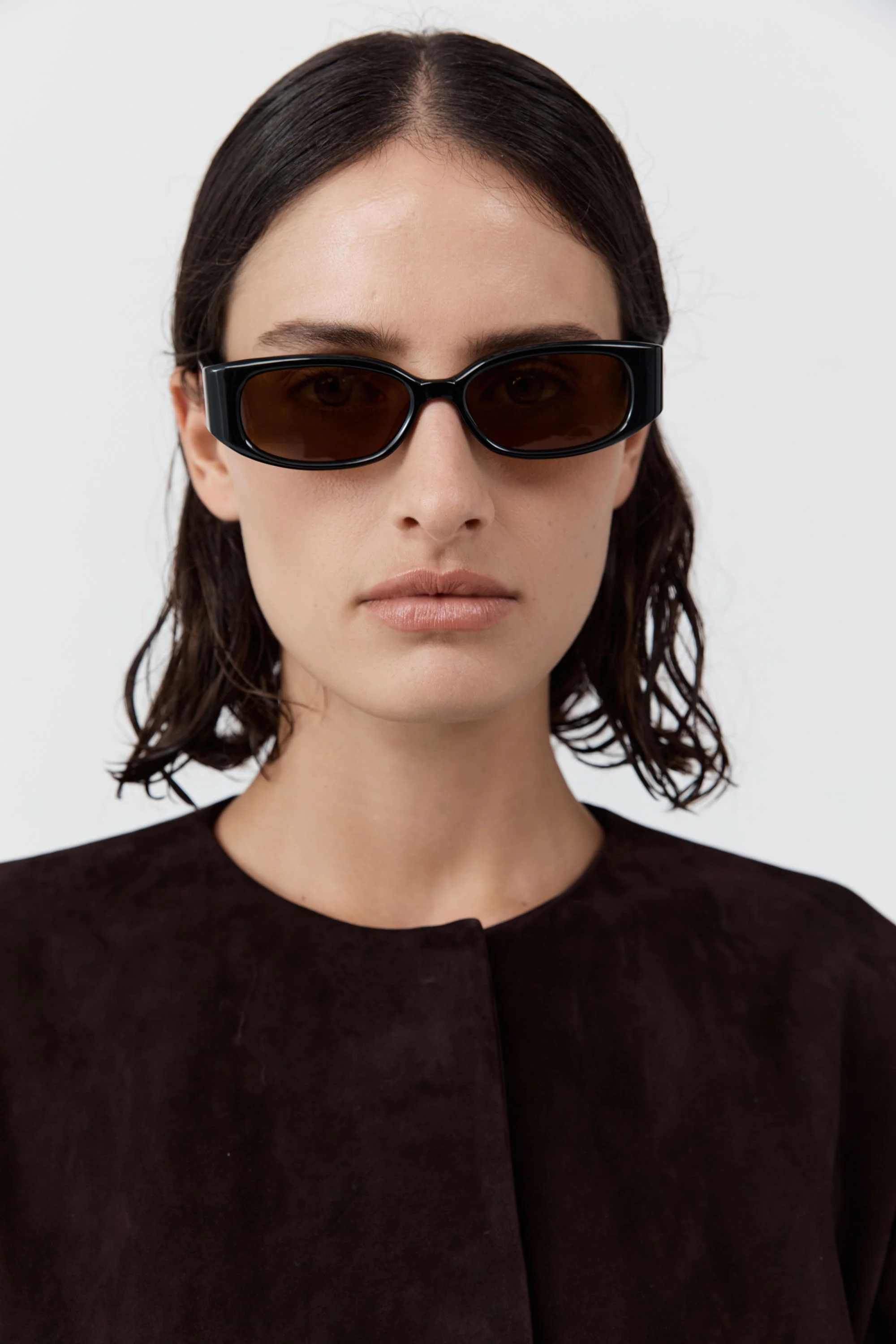 Clasico Sunglasses - Black/Brown
