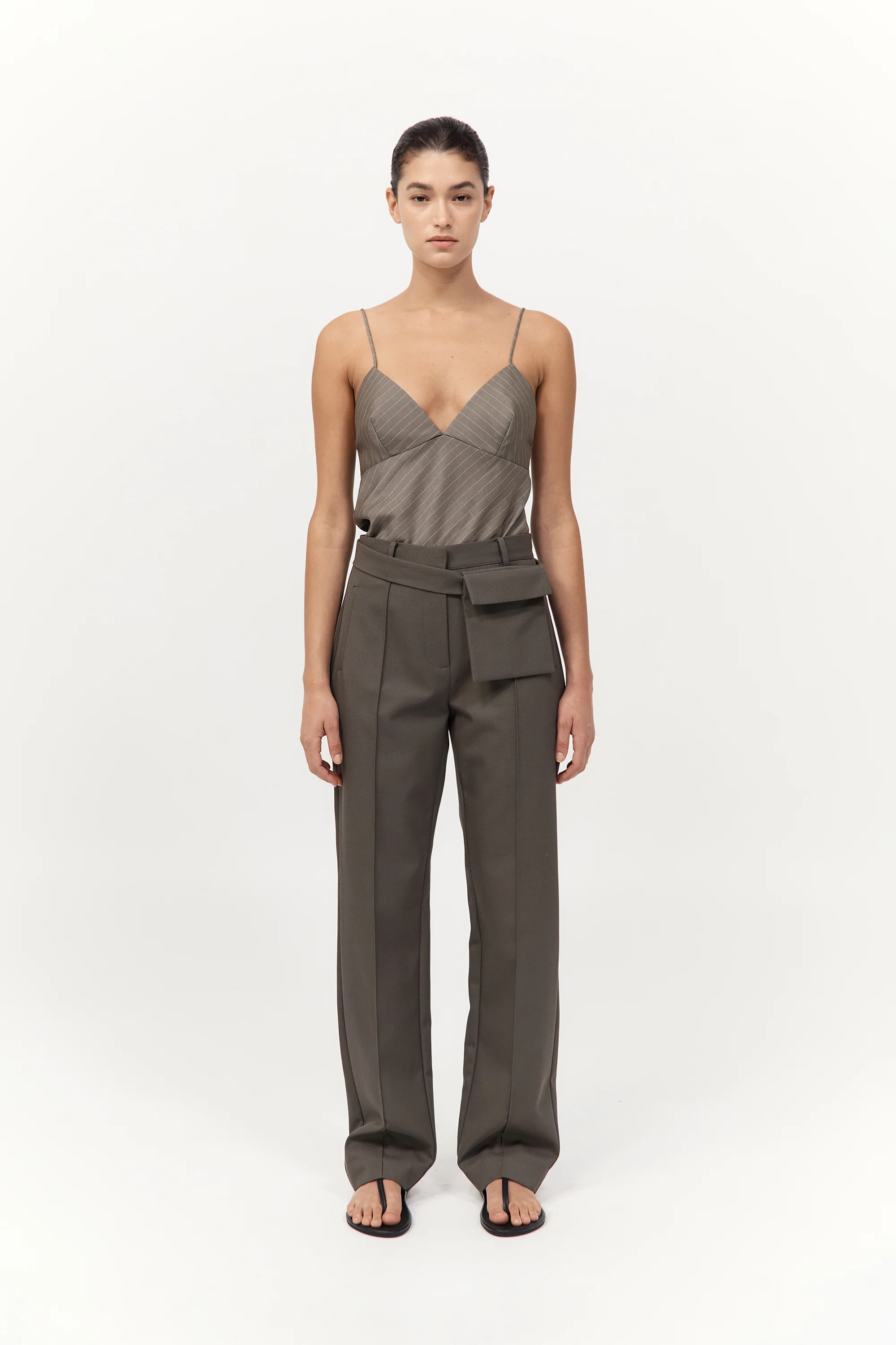 Utility Pocket Pants - Khaki